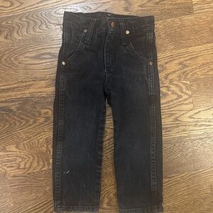 Wrangler Kids Black Denim Jeans 3T slim